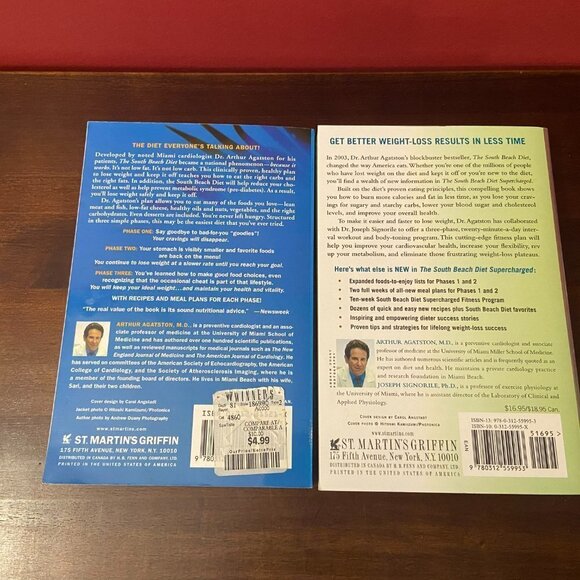 ⭐4 FOR $20⭐ Set of Four South Beach Diet Books - Picture 3 of 7